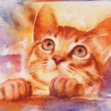 Схема вышивки «рыжик»