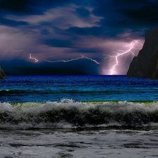 Схема вышивки «гроза»