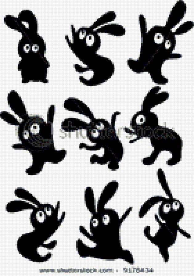 зайцы - арт - предпросмотр