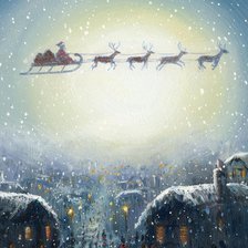 Схема вышивки «Новогодняя ночь»