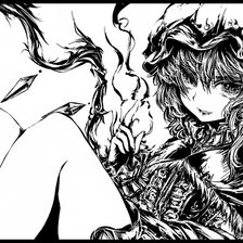 Схема вышивки «Девушка аниме»