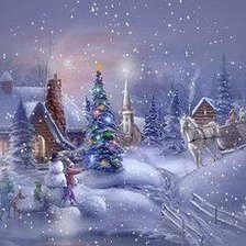 Схема вышивки «Рождество»