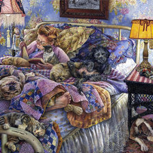 Схема вышивки «перед сном»