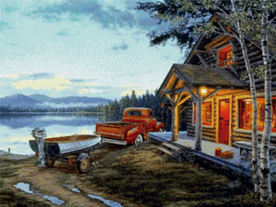 на берегу - предпросмотр