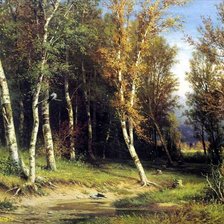 Схема вышивки «в лесу»