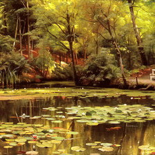 Схема вышивки «пейзаж»