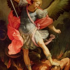 Схема вышивки «Архангел Михаил победа над дьяволом»