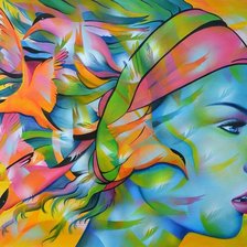 Схема вышивки «абстракция»