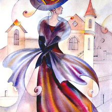 Схема вышивки «такса»