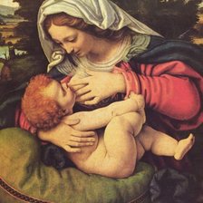 Схема вышивки «Кормящая Мария»