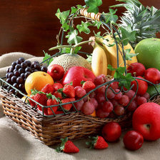 Схема вышивки «фрукты»