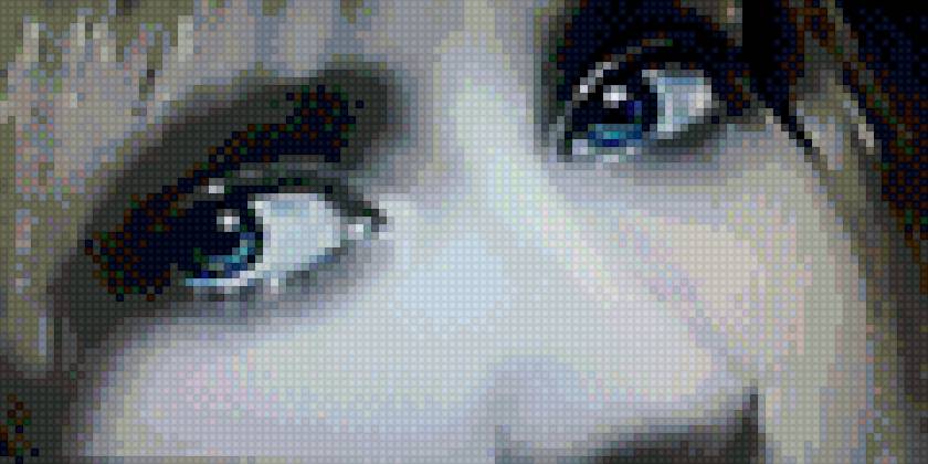 акцент - глаза, взгляд - предпросмотр