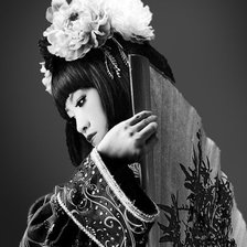 Схема вышивки «гейша»