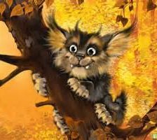 Схема вышивки «Кот на дереве»