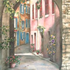 Схема вышивки «арка»