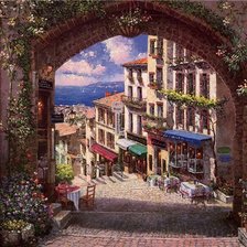 Схема вышивки «арка»