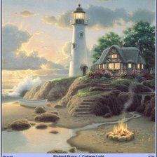 Схема вышивки «маяк»