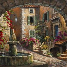 Схема вышивки «арка»