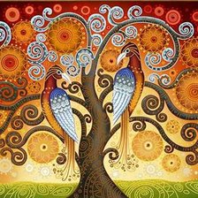 Схема вышивки «Дерево счастья»