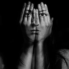 Схема вышивки «Twarz»