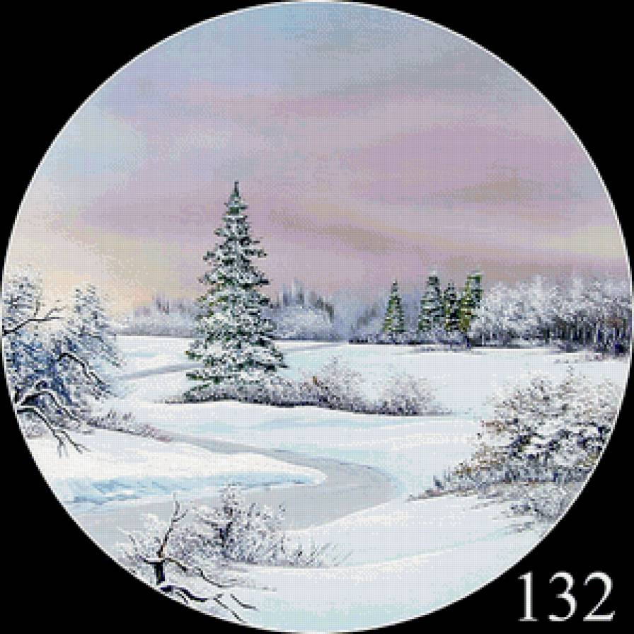 Зима - круг - предпросмотр