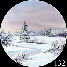 Схема вышивки «Зима»