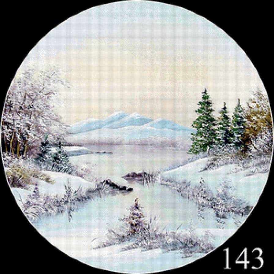 Зима - круг - предпросмотр