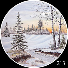 Схема вышивки «Зима»