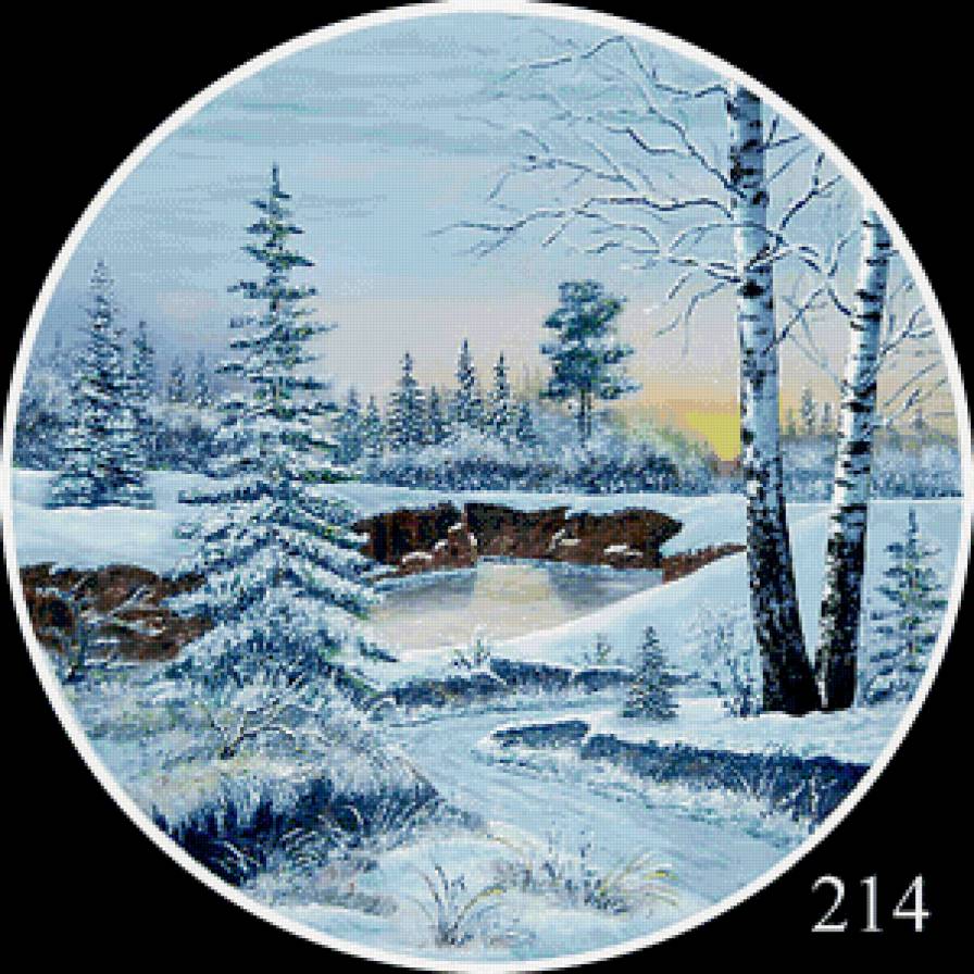 Зима - круг - предпросмотр