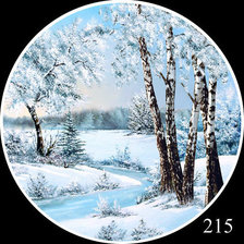 Схема вышивки «Морозный иней»