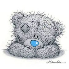 Схема вышивки «Тедди грустит3»