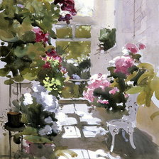 Схема вышивки «Солнечный сад»