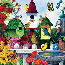 Схема вышивки «Серия "Сказочные птицы", 2»