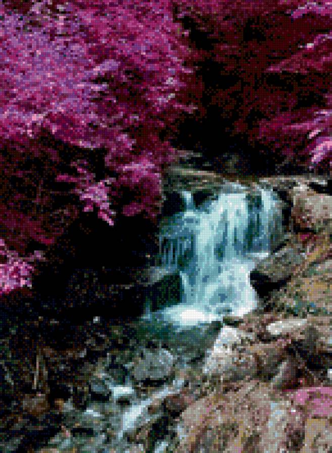 Водопад - водопад, вода, пейзаж - предпросмотр