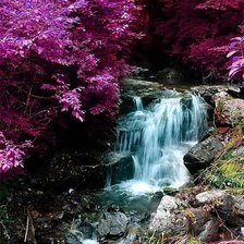 Схема вышивки «Водопад»