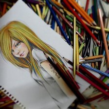 Схема вышивки «Dziewczyna»