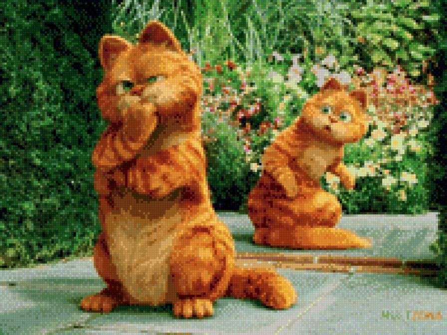 Рыжий кот - коты - предпросмотр