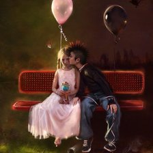 Схема вышивки «Pocałunek»