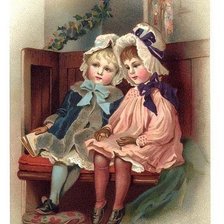 Схема вышивки «дети»