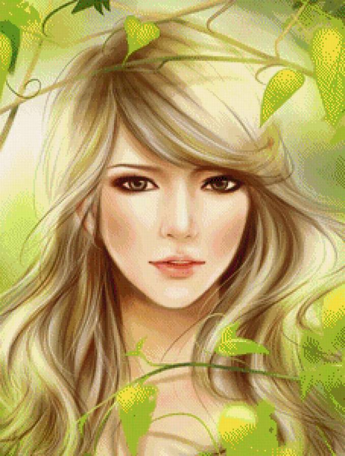 прекрасная незнакомка - девушка, портрет - предпросмотр