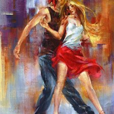 Схема вышивки «танец»