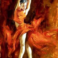 Схема вышивки «танец»