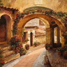 Схема вышивки «арка»