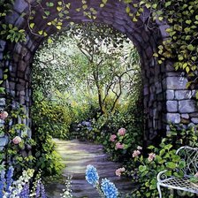 Схема вышивки «арка»