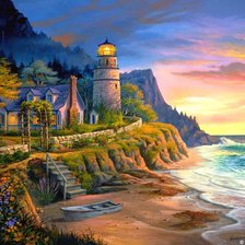 Схема вышивки «маяк»