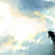 Схема вышивки «Ясное небо»