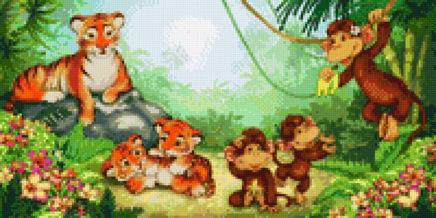 детская - детская, звери, сказка - предпросмотр