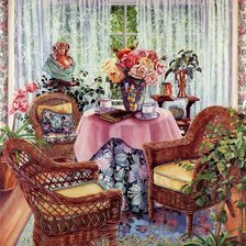 Схема вышивки «домашний уют»