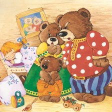 Схема вышивки «Маша и медведи»