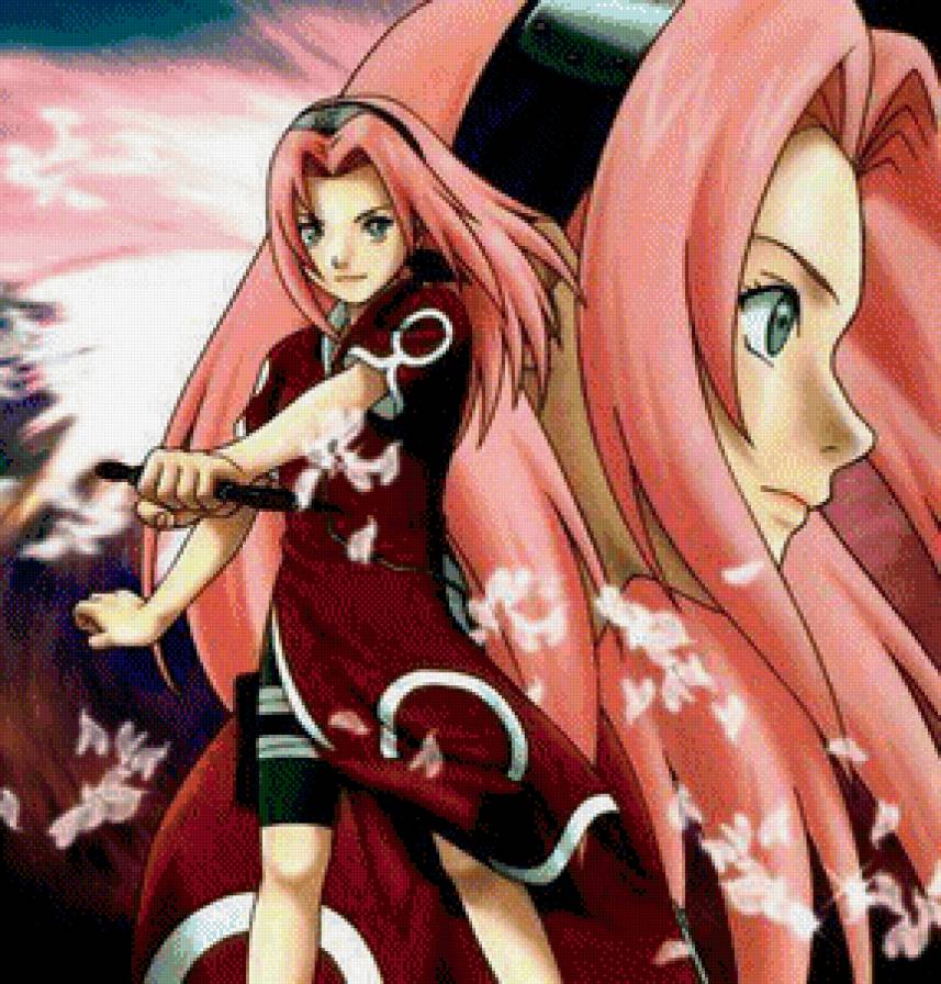 Сакура - аниме, наруто - предпросмотр